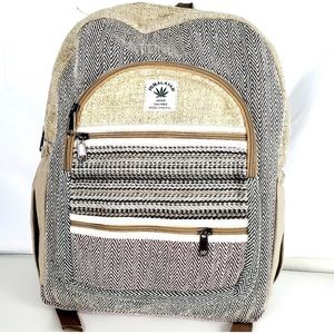 Hemp & Cotton  Boho Backpack